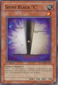 Shiny Black "C" trading card from Ancient Prophecy Shiny Black "C" - Ancient Prophecy YuGiOh trading card