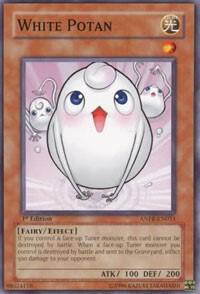 White Potan trading card from Ancient Prophecy White Potan - Ancient Prophecy YuGiOh trading card