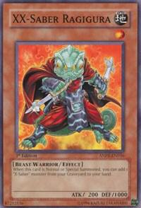 XX-Saber Ragigura - Ancient Prophecy YuGiOh trading card