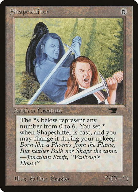 Shapeshifter - Antiquities Magic: The Gathering trading card