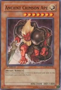 Ancient Crimson Ape - Ancient Prophecy YuGiOh trading card