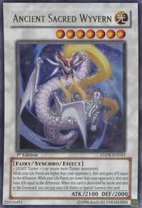 Ancient Sacred Wyvern - Ancient Prophecy YuGiOh trading card