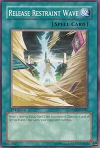 Release Restraint Wave trading card from Ancient Prophecy Release Restraint Wave - Ancient Prophecy YuGiOh trading card