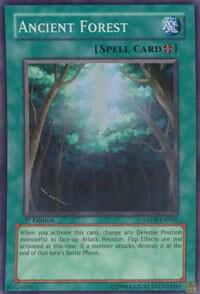 Ancient Forest trading card from Ancient Prophecy Ancient Forest - Ancient Prophecy YuGiOh trading card