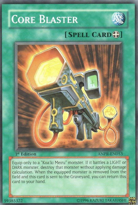 Core Blaster - Ancient Prophecy YuGiOh trading card