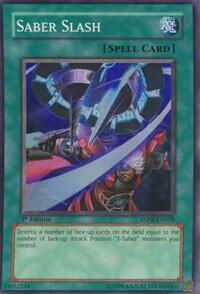 Saber Slash - Ancient Prophecy (ANPR) #ANPR-EN058 - Super Rare YuGiOh Trading Card