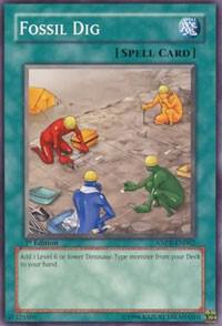 Fossil Dig trading card from Ancient Prophecy Fossil Dig - Ancient Prophecy YuGiOh trading card