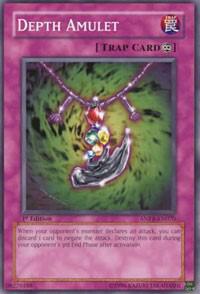 Depth Amulet trading card from Ancient Prophecy Depth Amulet - Ancient Prophecy YuGiOh trading card