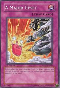 A Major Upset trading card from Ancient Prophecy A Major Upset - Ancient Prophecy YuGiOh trading card