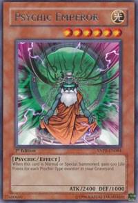Psychic Emperor trading card from Ancient Prophecy Psychic Emperor - Ancient Prophecy YuGiOh trading card