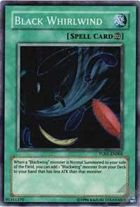 Black Whirlwind - Turbo Pack Booster One Pack (TU01) #TU01-EN005 - Super Rare YuGiOh Trading Card