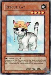 Rescue Cat - Turbo Pack Booster One Pack (TU01) #TU01-EN008 - Rare YuGiOh Trading Card