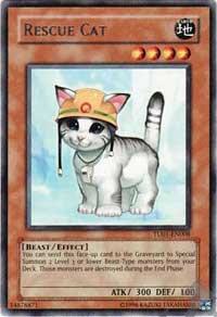 Rescue Cat - Turbo Pack Booster One Pack YuGiOh trading card