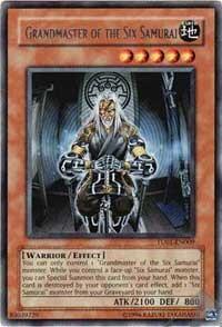 Grandmaster of the Six Samurai - Turbo Pack Booster One Pack (TU01) #TU01-EN009 - Rare YuGiOh Trading Card