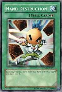 Hand Destruction - Turbo Pack Booster One Pack (TU01) #TU01-EN014 - Common / Short Print YuGiOh Trading Card