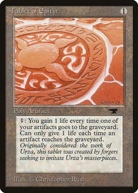 Tablet of Epityr - Antiquities (ATQ) #67 - Common Magic: The Gathering Trading Card