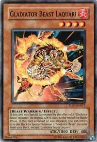 Gladiator Beast Laquari - Turbo Pack Booster One Pack (TU01) #TU01-EN017 - Common / Short Print YuGiOh Trading Card