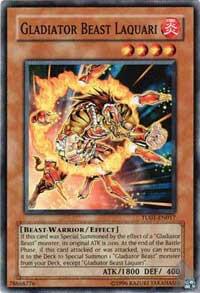 Gladiator Beast Laquari - Turbo Pack Booster One Pack YuGiOh trading card