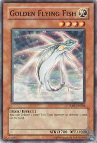 Golden Flying Fish - Turbo Pack Booster One Pack YuGiOh trading card