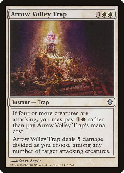 Arrow Volley Trap - Zendikar Magic: The Gathering trading card