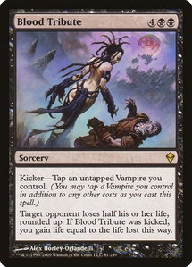 Blood Tribute - Zendikar (ZEN) #81 - Rare Magic: The Gathering Trading Card