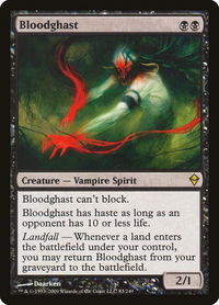 Bloodghast - Zendikar (ZEN) #83 - Rare Magic: The Gathering Trading Card