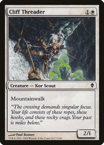 Cliff Threader - Zendikar (ZEN) #7 - Common Magic: The Gathering Trading Card