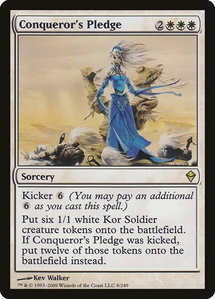 Conqueror's Pledge - Zendikar (ZEN) #8 - Rare Magic: The Gathering Trading Card