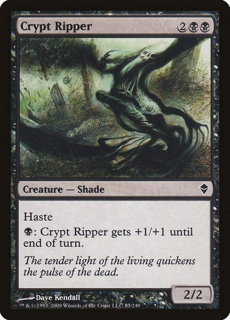 Crypt Ripper trading card from Zendikar Crypt Ripper - Zendikar Magic: The Gathering trading card
