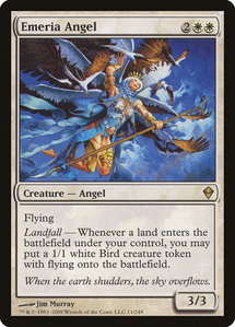 Emeria Angel - Zendikar (ZEN) #11 - Rare Magic: The Gathering Trading Card