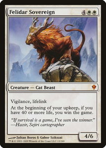 Felidar Sovereign - Zendikar (ZEN) #12 - Mythic Rare Magic: The Gathering Trading Card