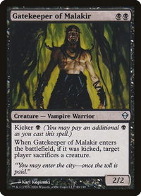 Gatekeeper of Malakir - Zendikar (ZEN) #89 - Uncommon Magic: The Gathering Trading Card