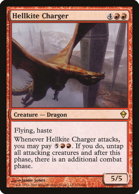 Hellkite Charger - Zendikar Magic: The Gathering trading card