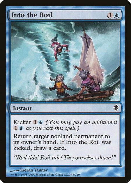 Into the Roil - Zendikar Magic: The Gathering trading card