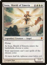 Iona, Shield of Emeria - Zendikar (ZEN) #13 - Mythic Magic: The Gathering Trading Card
