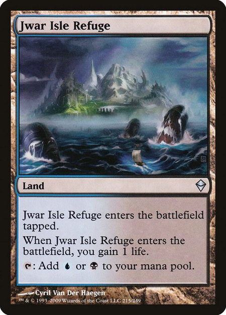 Jwar Isle Refuge - Zendikar Magic: The Gathering trading card