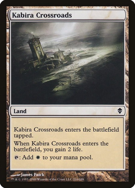 Kabira Crossroads - Zendikar Magic: The Gathering trading card