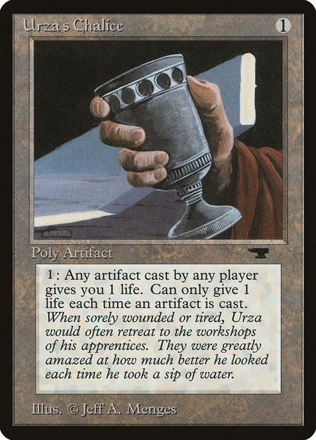Urza's Chalice - Antiquities Magic: The Gathering trading card