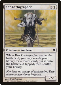 Kor Cartographer - Zendikar (ZEN) #18 - Common Magic: The Gathering Trading Card