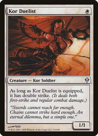 Kor Duelist - Zendikar (ZEN) #19 - Uncommon Magic: The Gathering Trading Card