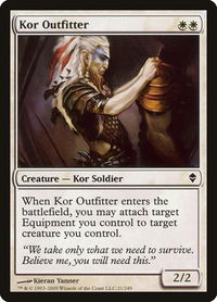 Kor Outfitter - Zendikar (ZEN) #21 - Common Magic: The Gathering Trading Card