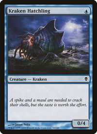 Kraken Hatchling - Zendikar (ZEN) #50 - Common Magic: The Gathering Trading Card