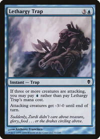 Lethargy Trap - Zendikar (ZEN) #51 - Common Magic: The Gathering Trading Card