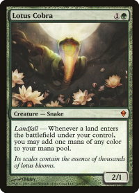 Lotus Cobra - Zendikar (ZEN) #168 - Mythic Rare Magic: The Gathering Trading Card