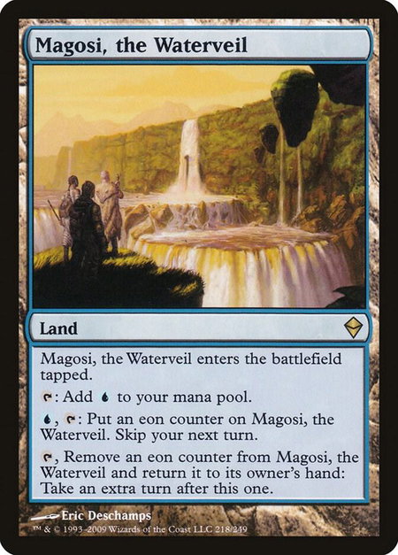 Magosi, the Waterveil - Zendikar Magic: The Gathering trading card