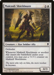 Makindi Shieldmate - Zendikar (ZEN) #26 - Common Magic: The Gathering Trading Card