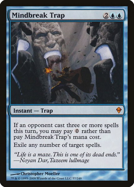 Mindbreak Trap - Zendikar Magic: The Gathering trading card