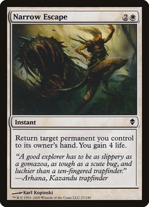 Narrow Escape - Zendikar (ZEN) #27 - Common Magic: The Gathering Trading Card