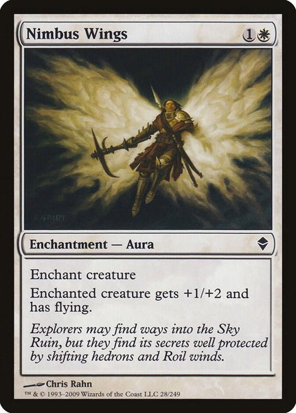 Nimbus Wings - Zendikar Magic: The Gathering trading card
