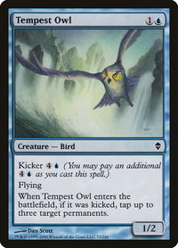 Tempest Owl - Zendikar (ZEN) #72 - Common Magic: The Gathering Trading Card